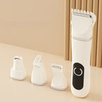 4-in-1 Rechargeable Pet Grooming Kit – Dog & Cat Hair Clipper, Nail Grinder and Paw Trimmer