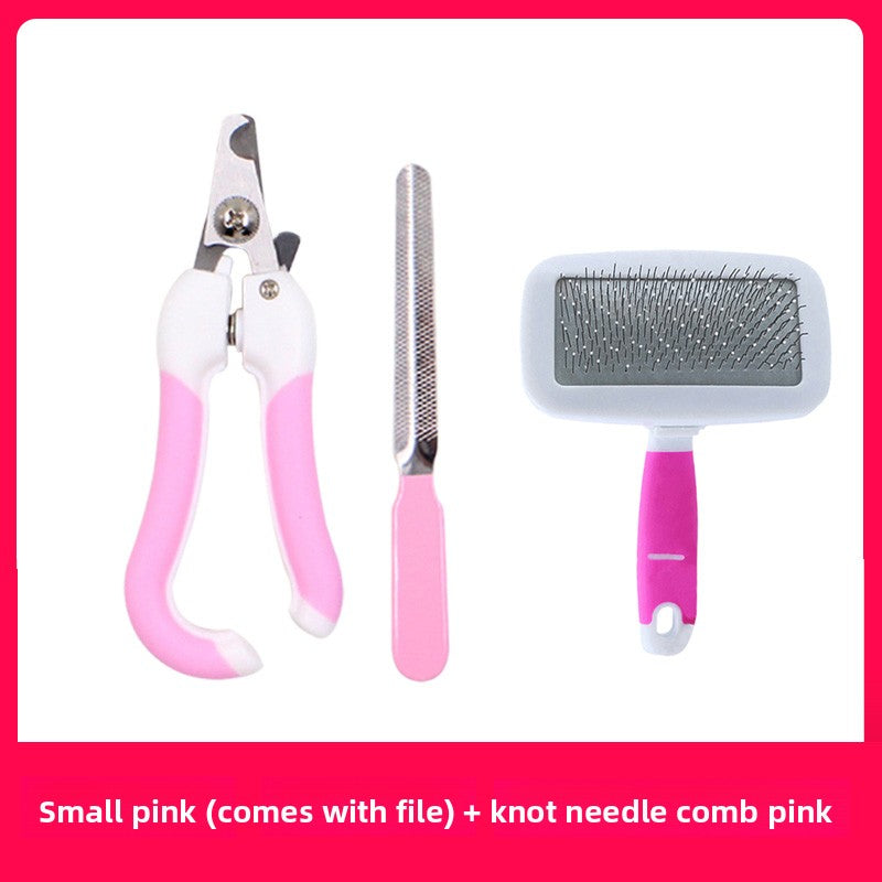 Professional Pet Nail Clipper for Cats & Dogs – Stainless Steel Grooming Trimmer with Ergonomic Safety Handle