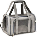 Furthers Pet Carrier Bag for Cats & Small Dogs – Soft-Sided Travel Carrier with Shoulder Strap (Up to 9kg / 19.8lbs)
