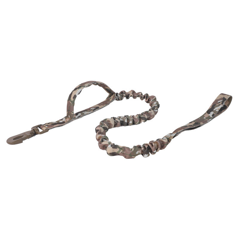 Heavy Duty Tactical Dog Collar & Leash Set for Large Dogs - Adjustable Nylon Military Training Collar with Secure Buckle