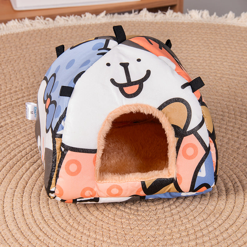 Ventilated and breathable golden hamster den