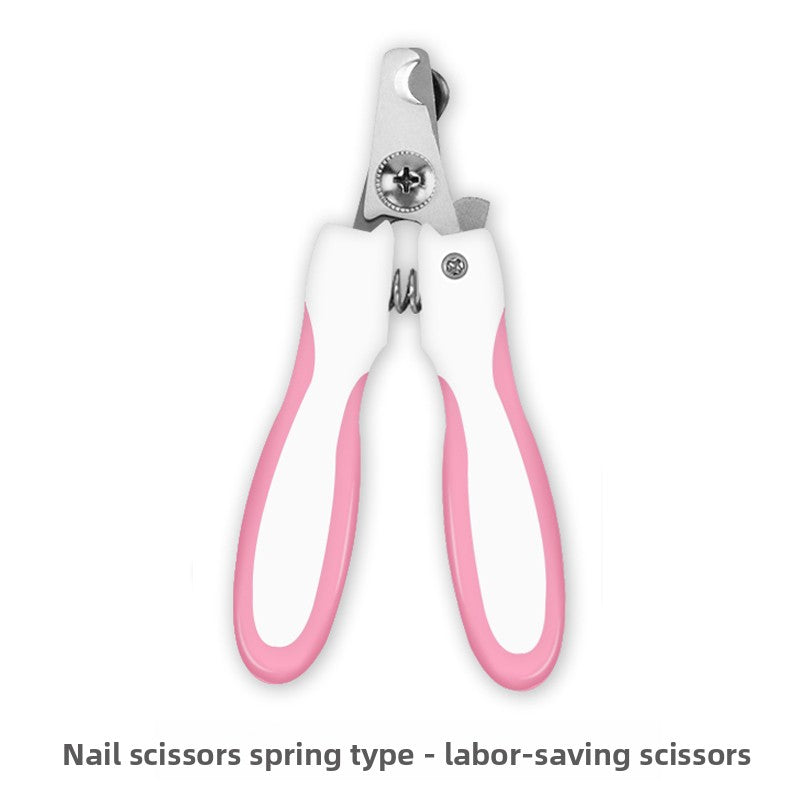 Professional Pet Nail Clipper for Cats & Dogs – Stainless Steel Grooming Trimmer with Ergonomic Safety Handle