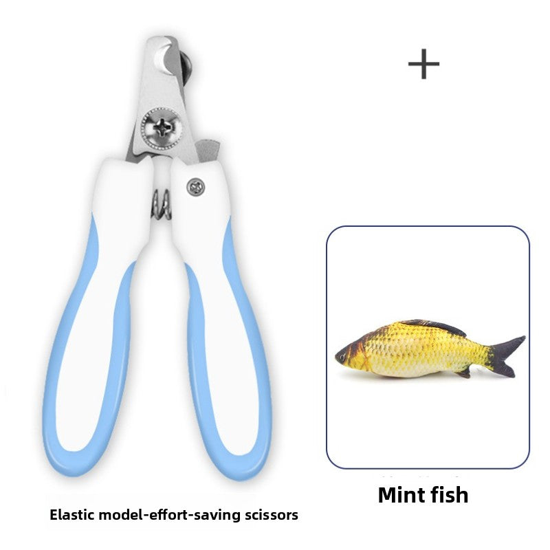 Professional Pet Nail Clipper for Cats & Dogs – Stainless Steel Grooming Trimmer with Ergonomic Safety Handle