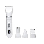 4-in-1 Pet Grooming Clipper & Nail Grinder – USB Rechargeable Dog and Cat Grooming Kit with Digital Display
