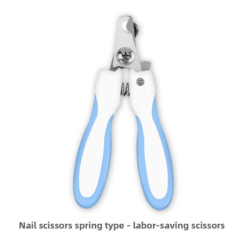 Professional Pet Nail Clipper for Cats & Dogs – Stainless Steel Grooming Trimmer with Ergonomic Safety Handle