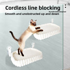 Foldable Double-Sided Cat Hammock with Suction Cups