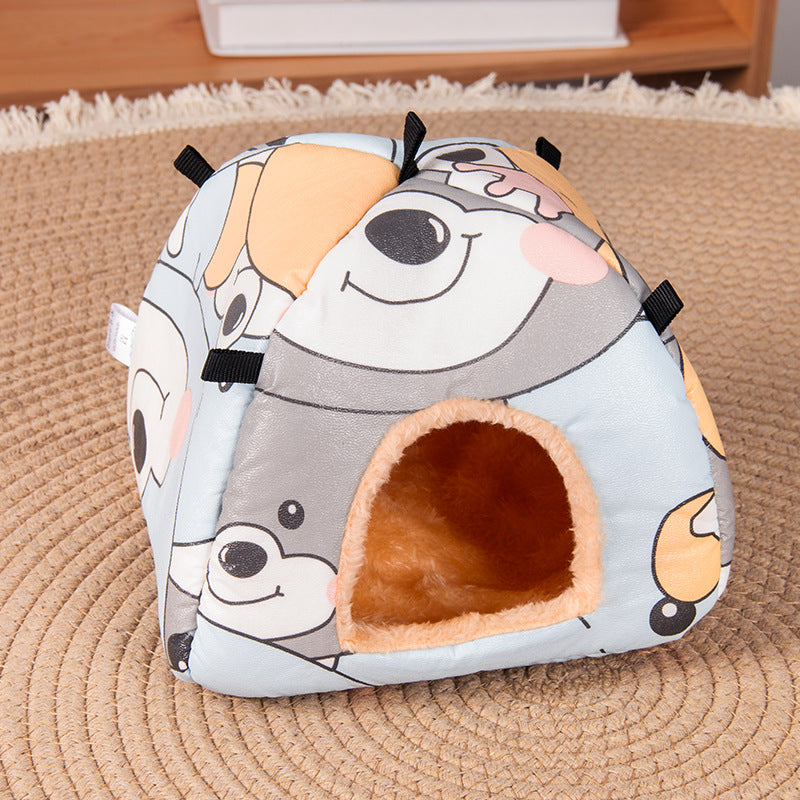 Ventilated and breathable golden hamster den