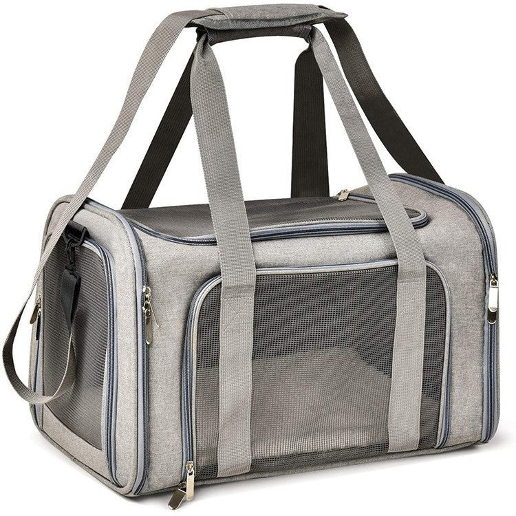 Furthers Pet Carrier Bag for Cats & Small Dogs – Soft-Sided Travel Carrier with Shoulder Strap (Up to 9kg / 19.8lbs)