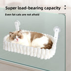 Foldable Double-Sided Cat Hammock with Suction Cups