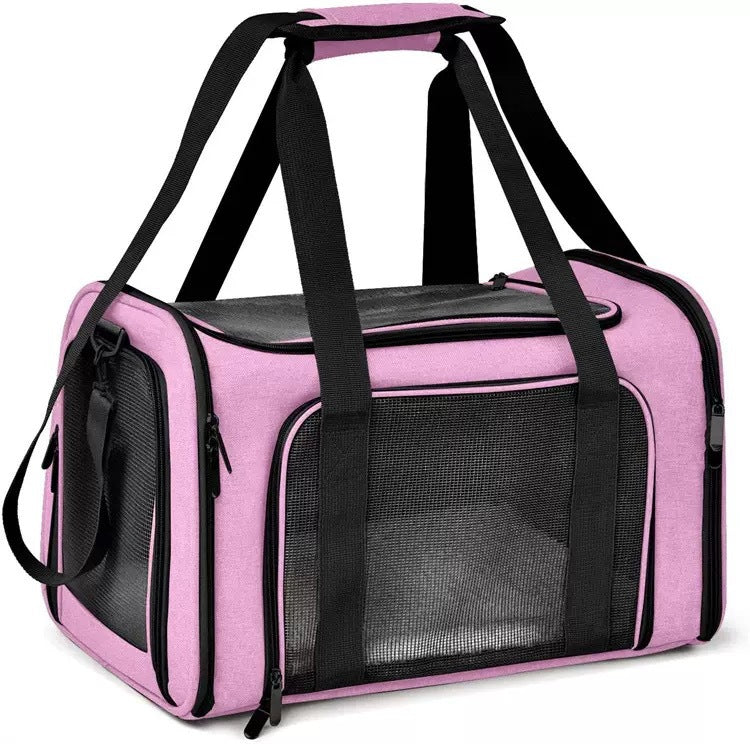 Furthers Pet Carrier Bag for Cats & Small Dogs – Soft-Sided Travel Carrier with Shoulder Strap (Up to 9kg / 19.8lbs)