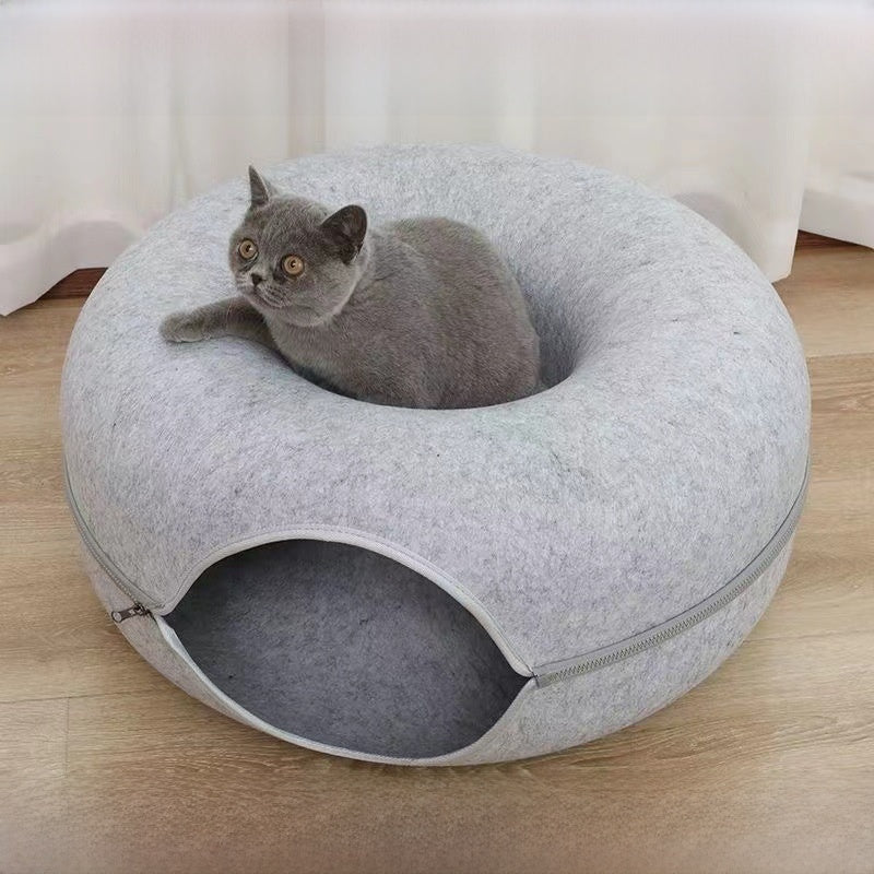 Removable Washable Felt Cat Bed