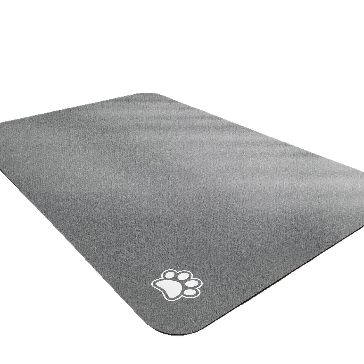 Absorbent Waterproof Dog Feeding Mat – Non-Slip Quick-Dry Pet Food & Water Bowl Mat for Mess-Free Floors