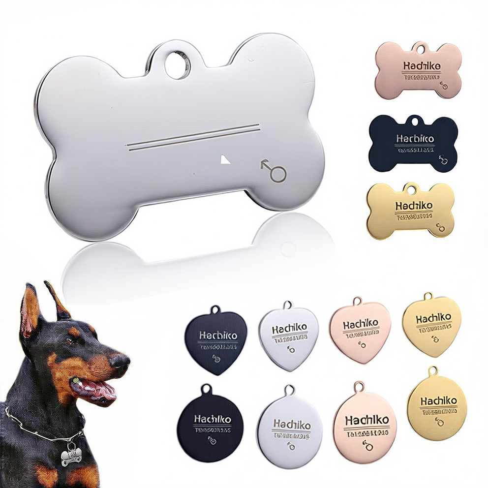 Furthers™ Personalized Pet ID Tag – Custom Engraved Dog & Cat Collar Name Tag