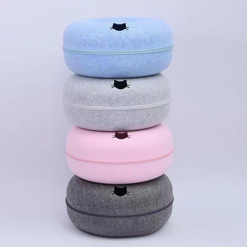 Removable Washable Felt Cat Bed