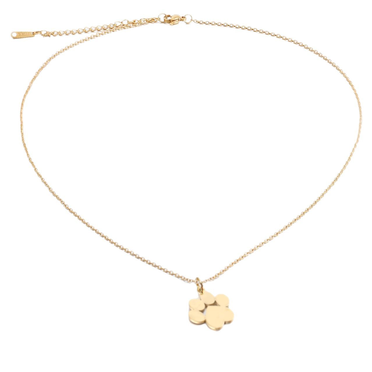 Minimalist Cat & Dog Claw Pendant Necklace – Stainless Steel Pet Paw Jewelry for Men & Women (Gold, Silver, Black, Rose Gold)