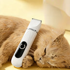 4-in-1 Rechargeable Pet Grooming Kit – Dog & Cat Hair Clipper, Nail Grinder and Paw Trimmer