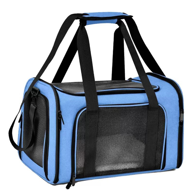 Furthers Pet Carrier Bag for Cats & Small Dogs – Soft-Sided Travel Carrier with Shoulder Strap (Up to 9kg / 19.8lbs)