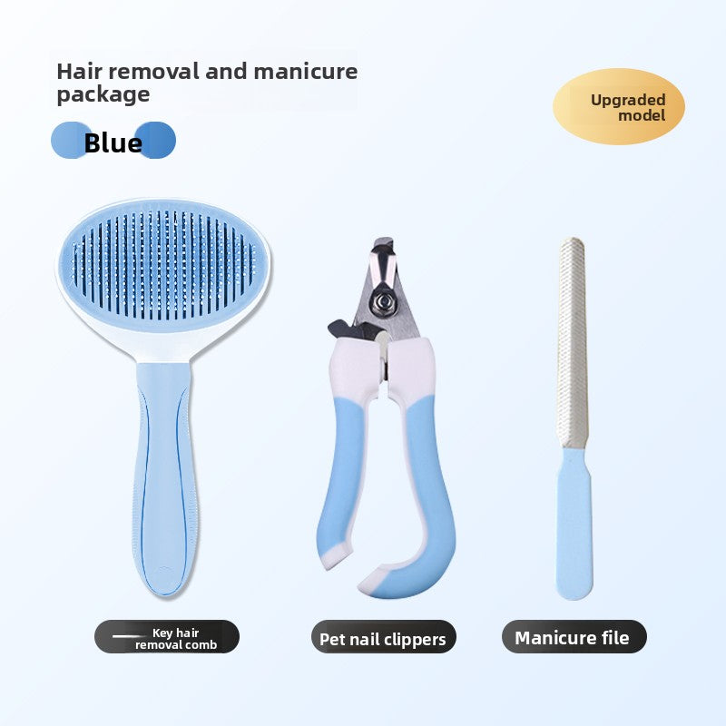 Professional Pet Nail Clipper for Cats & Dogs – Stainless Steel Grooming Trimmer with Ergonomic Safety Handle