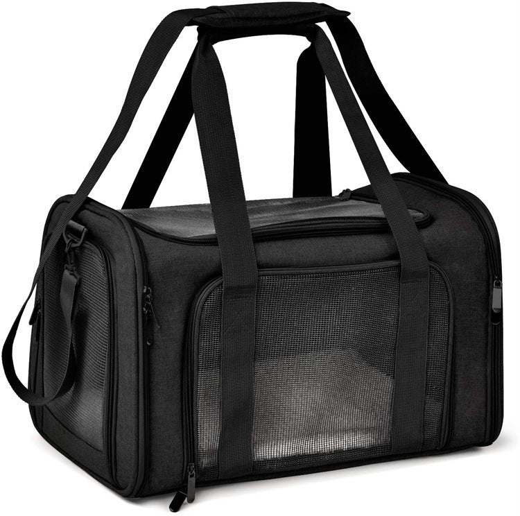 Furthers Pet Carrier Bag for Cats & Small Dogs – Soft-Sided Travel Carrier with Shoulder Strap (Up to 9kg / 19.8lbs)