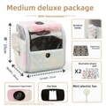 Transparent Pet Travel Backpack with Thermometer