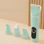 4-in-1 Rechargeable Pet Grooming Kit – Dog & Cat Hair Clipper, Nail Grinder and Paw Trimmer